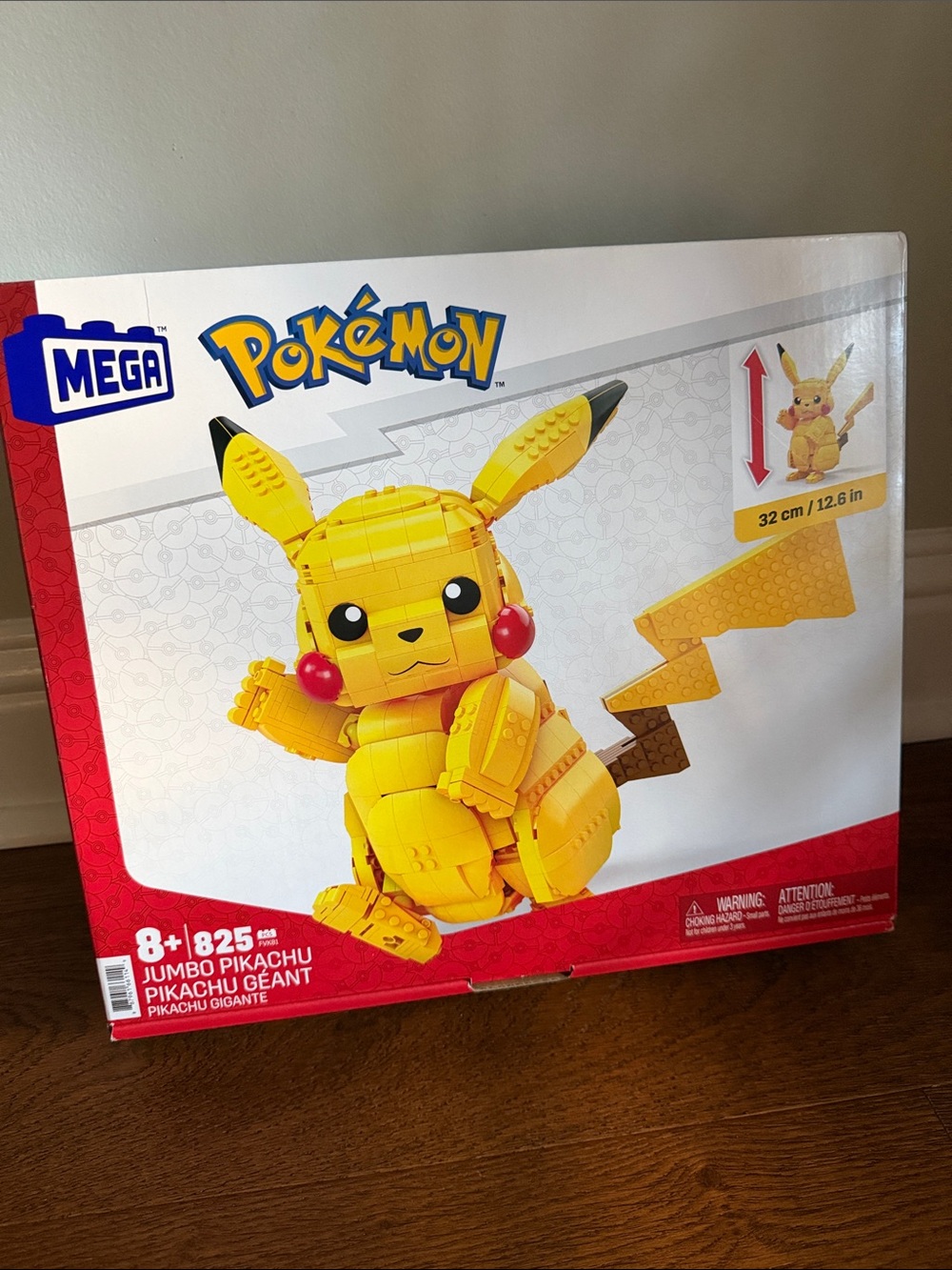 Mega Bloks Pokémon Jumbo Pikachu Building Set
